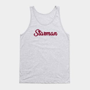 Starman, burgundy Tank Top